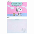 Japan Peanuts A6 Notepad - Snoopy & Woodstock / Beach Dawn - 5