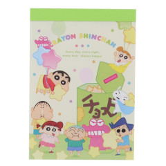 Japan Crayon Shin-chan Mini Notepad - Friends & Choco