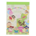 Japan Crayon Shin-chan Mini Notepad - Friends & Choco - 1