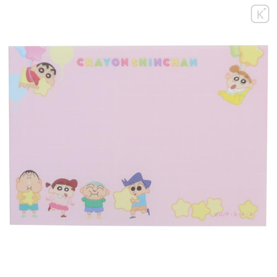 Japan Crayon Shin-chan Mini Notepad - Friends & Choco - 3