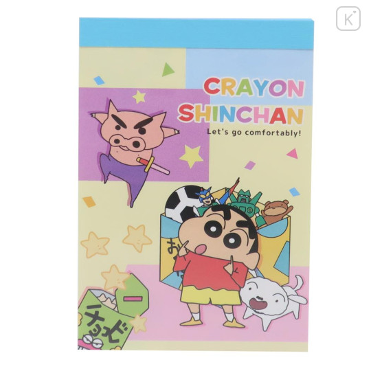 Japan Crayon Shin-chan Mini Notepad - Play - 1