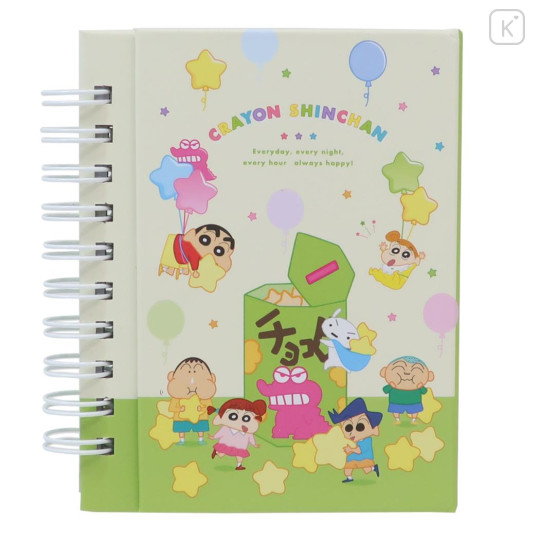 Japan Crayon Shin-chan Mini Notebook - Friends / Choco - 1