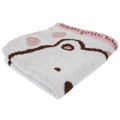 Japan San-X Jacquard Hand Towel Handkerchief - Sumikko Gurashi / Shirokuma Dot - 3