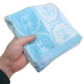 Japan San-X Jacquard Mini Towel Handkerchief - Sumikko Gurashi / Blue Stripe - 3