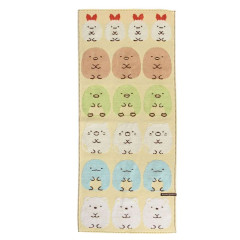 Japan San-X Jacquard Face Towel - Sumikko Gurashi / Yellow