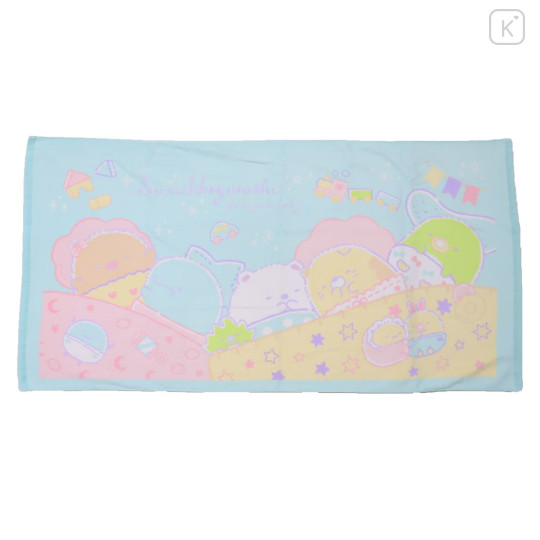 Japan San-X Jacquard Bath Towel - Sumikko Gurashi / Baby Good Night - 1