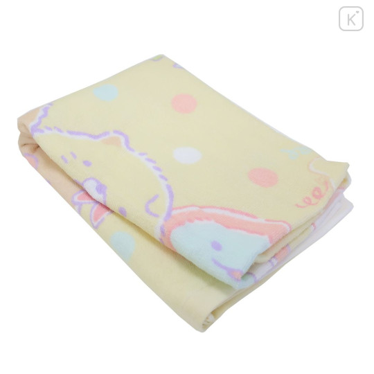 Japan San-X Jacquard Bath Towel - Sumikko Gurashi / Baby Yellow - 3