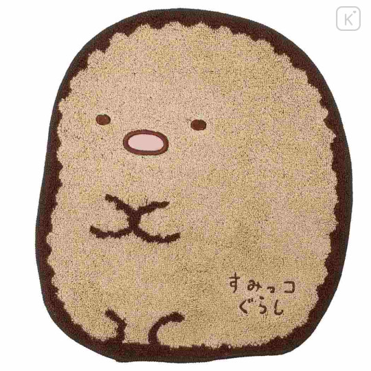 Japan San-X Die-cut Jacquard Mini Towel - Sumikko Gurashi : Tonkatsu Fried Pork Cutlet - 1