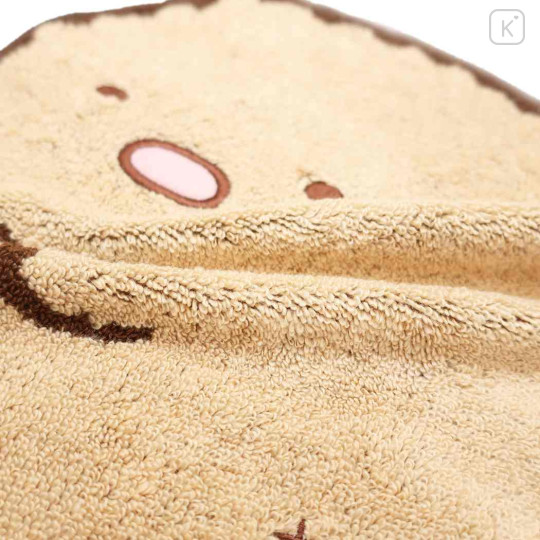 Japan San-X Die-cut Jacquard Mini Towel - Sumikko Gurashi : Tonkatsu Fried Pork Cutlet - 2