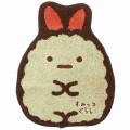 Japan San-X Die-cut Jacquard Mini Towel - Sumikko Gurashi : Ebifurai no Shippo Fried Shrimp Tail - 1
