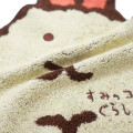 Japan San-X Jacquard Mini Towel Handkerchief - Sumikko Gurashi / Ebifurai no Shippo Fried Shrimp Tail - 2