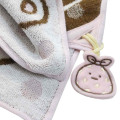 Japan San-X Jacquard Mini Towel Handkerchief - Sumikko Gurashi / Shirokuma Dot - 2