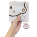 Japan San-X Jacquard Mini Towel Handkerchief - Sumikko Gurashi / Shirokuma Dot - 4