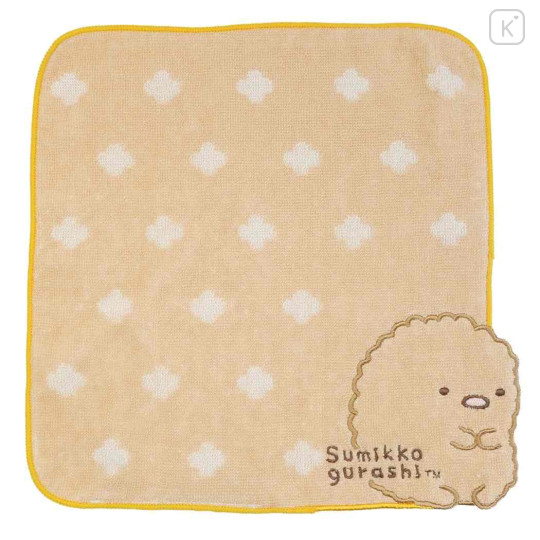 Japan San-X Mini Towel - Sumikko Gurashi / Tonkatsu Dot - 1