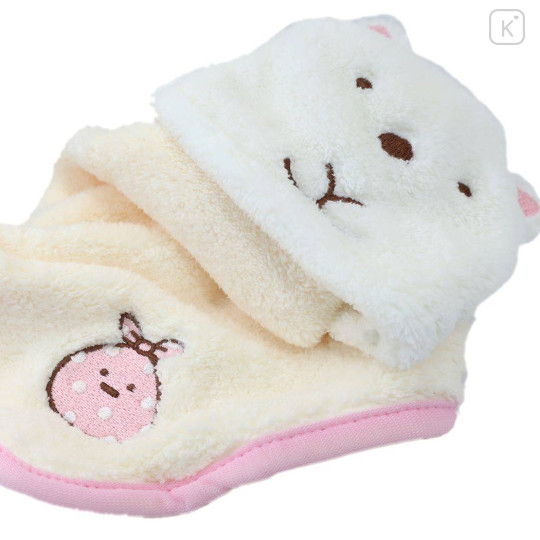 Japan San-X Hand Towel with Loop - Sumikko Gurashi / Shirokuma - 3