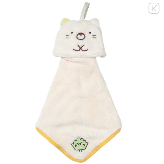 Japan San-X Hand Towel with Loop - Sumikko Gurashi / Neko & Zassou - 1