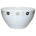 Japan Miffy Porcelain Rice Bowl - White & Grey - 1