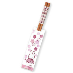 Japan Miffy Natural Wood Chopsticks 21cm - Sakura / Pink