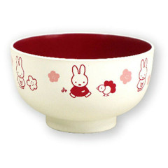 Japan Miffy Melamine Soup Bowl - Sakura