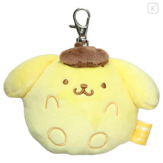 Japan Sanrio Mascot Holder With Fun Sound - Pompompurin / Baby - 1