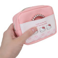 Japan Sanrio Mini Pouch - Hello Kitty / In Style Gold - 2