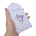 Japan Sanrio Key Case with Reel - Kuromi / In Style Gold - 2