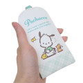 Japan Sanrio Key Case with Reel - Pochacco / In Style Gold - 2