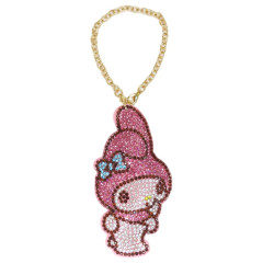 Japan Sanrio Glitter Deco Key Holder - My Melody