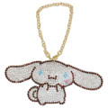 Japan Sanrio Glitter Deco Key Holder - Cinnamoroll - 1