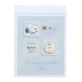 Japan Peanuts Mini Notepad - Snoopy & Charlie / 3D - 1