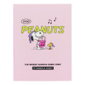 Japan Peanuts Patter Memo - Snoopy & Woodstock : American Comic Pink - 2