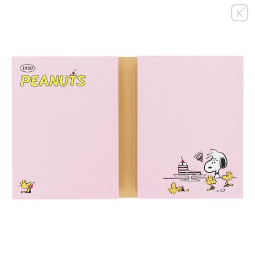 Japan Peanuts Patter Memo - Snoopy & Woodstock : American Comic Pink - 4