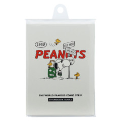 Japan Peanuts Patter Memo - Snoopy & Woodstock / American Comic Beige