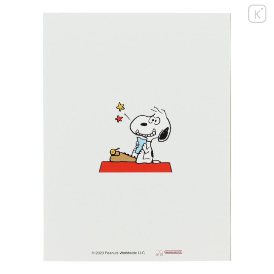 Japan Peanuts Patter Memo - Snoopy & Woodstock / American Comic Beige - 3