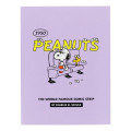 Japan Peanuts Patter Memo - Snoopy & Woodstock / American Comic Purple - 2