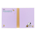 Japan Peanuts Patter Memo - Snoopy & Woodstock / American Comic Purple - 4