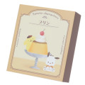 Japan Sanrio Memo Pad Box - Pompompurin & Pochacco / Retro Coffee Shop - 1