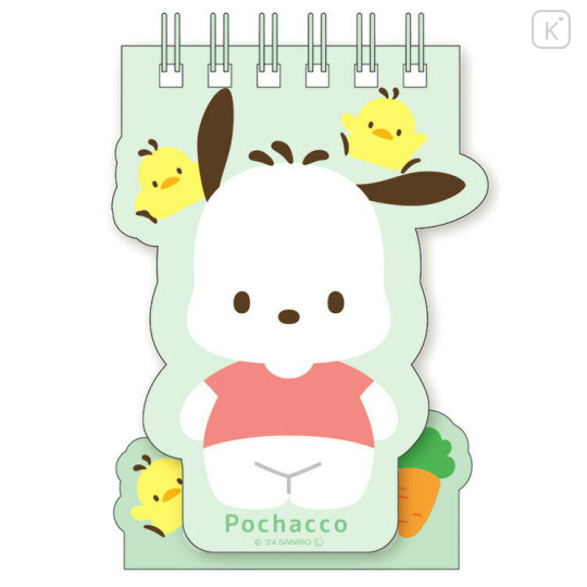 Japan Sanrio Ring Memo Stand - Pochacco - 1