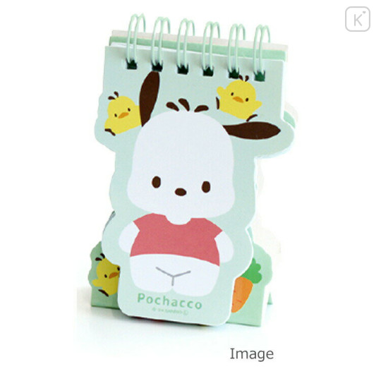 Japan Sanrio Ring Memo Stand - Pochacco - 3