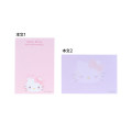 Japan Sanrio Mini Notepad - Pink Touching / Hello Kitty 50th Anniversary - 3