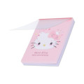 Japan Sanrio Mini Notepad - Pink Touching / Hello Kitty 50th Anniversary - 4