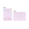 Japan Sanrio Mini Notepad - Houndstooth / Hello Kitty 50th Anniversary - 3