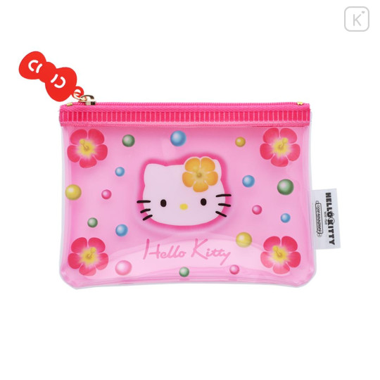 Japan Sanrio Mini Pouch - Flora / Hello Kitty 50th Anniversary - 1