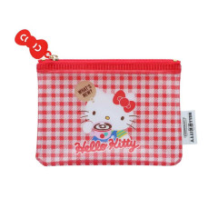 Japan Sanrio Mini Pouch - Coffee Time / Hello Kitty 50th Anniversary