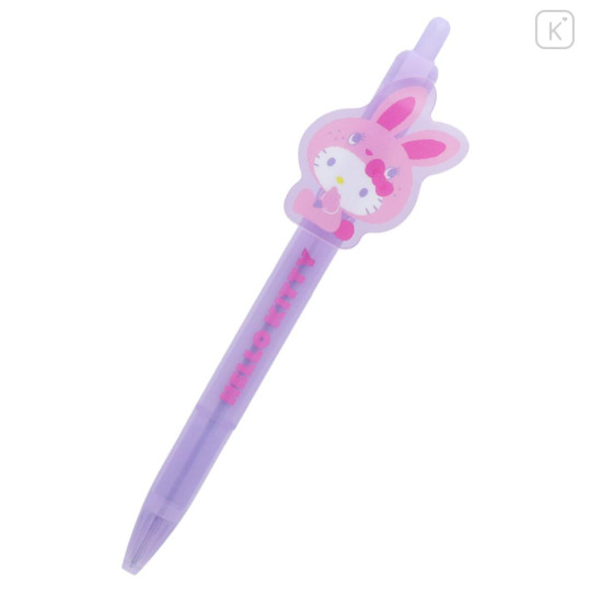 Japan Sanrio Mascot Ballpoint Pen - Bunny / Hello Kitty 50th Anniversary - 1