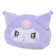 Japan Sanrio Fluffy Pouch - Kuromi / Puppy Eyes