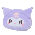 Japan Sanrio Fluffy Pouch - Kuromi / Puppy Eyes - 1