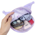 Japan Sanrio Fluffy Pouch - Kuromi / Puppy Eyes - 3