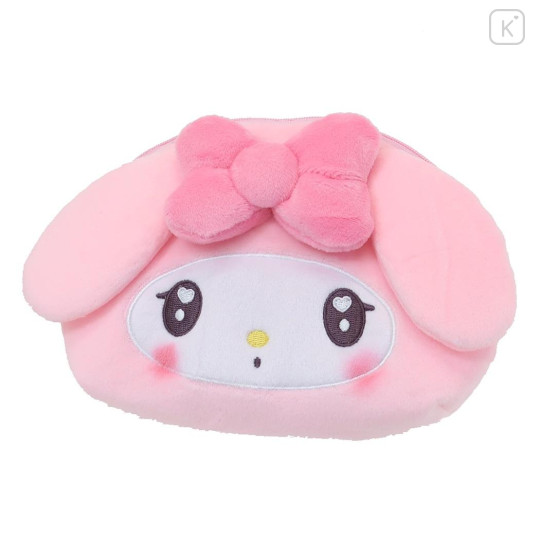 Japan Sanrio Fluffy Pouch - My Melody / Puppy Eyes - 1