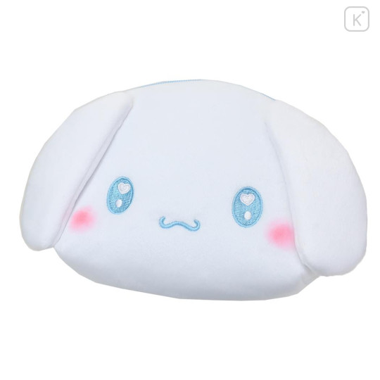 Japan Sanrio Fluffy Pouch - Cinnamoroll / Puppy Eyes - 1